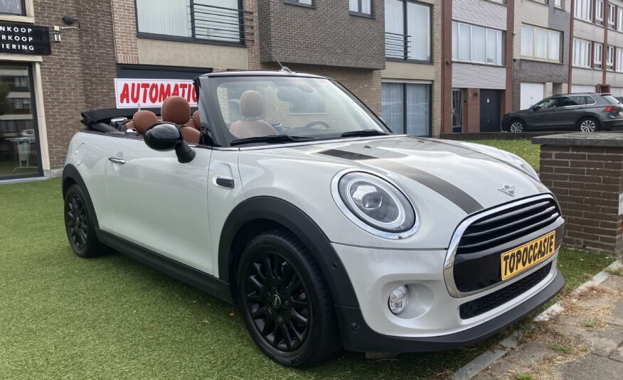 MINI COOPER CABRIO-AUTOMAAT-VELE OPTIES – 36.000 KM-TOPSTAAT